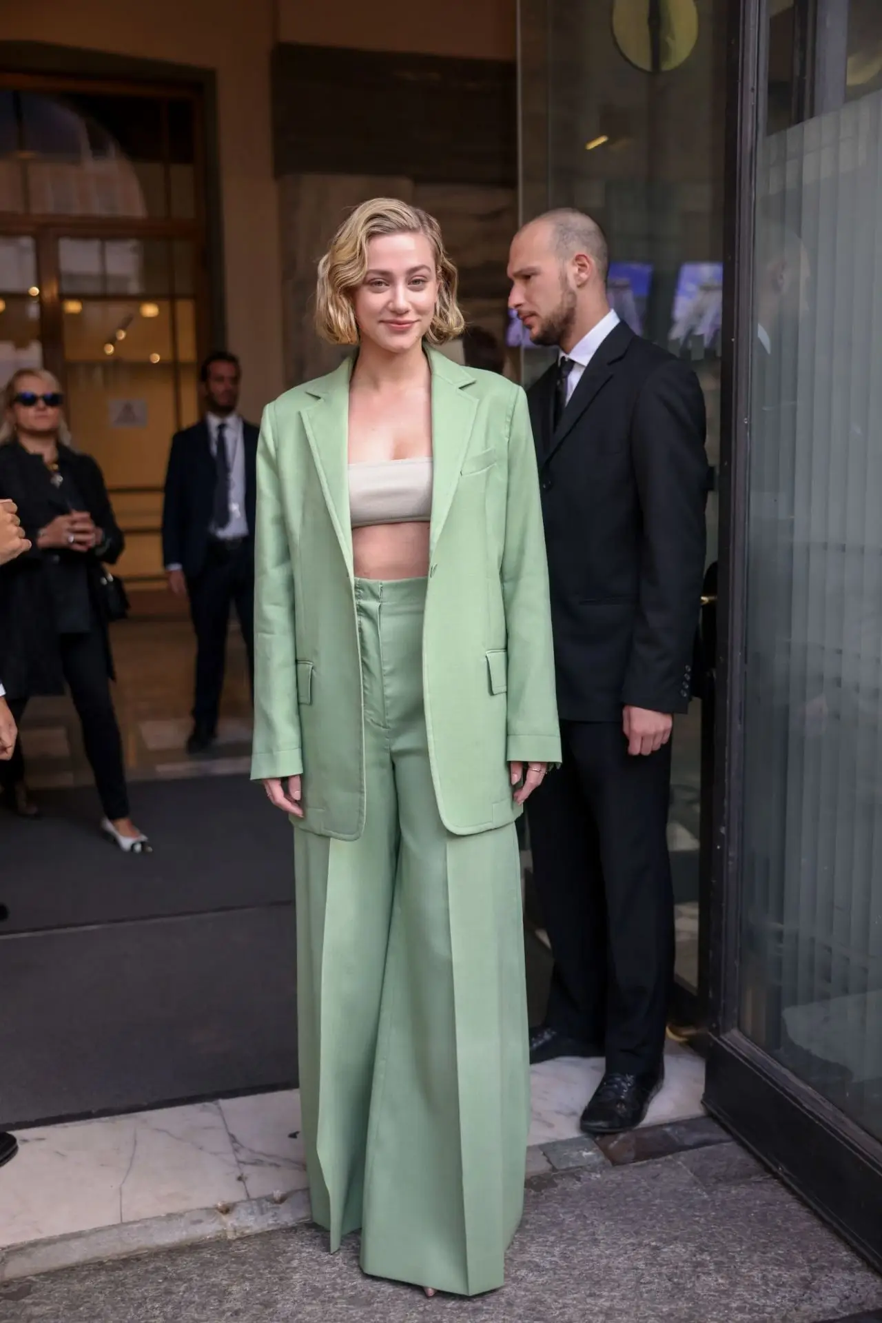 Lili Reinhart Photoshoot in Milan Fashion Week6